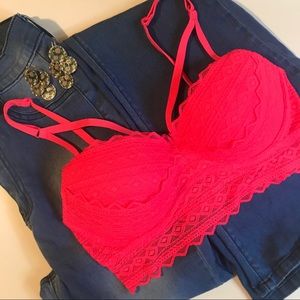 VS Pink Push Up Bralette